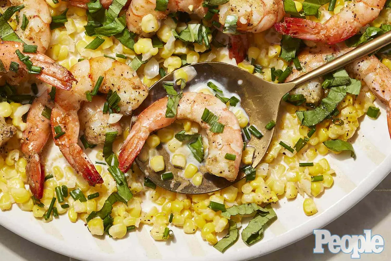 Dale Gray Makes a 'Quick Weeknight Dinner' by Swapping Grits with Corn in This Shrimp Recipe