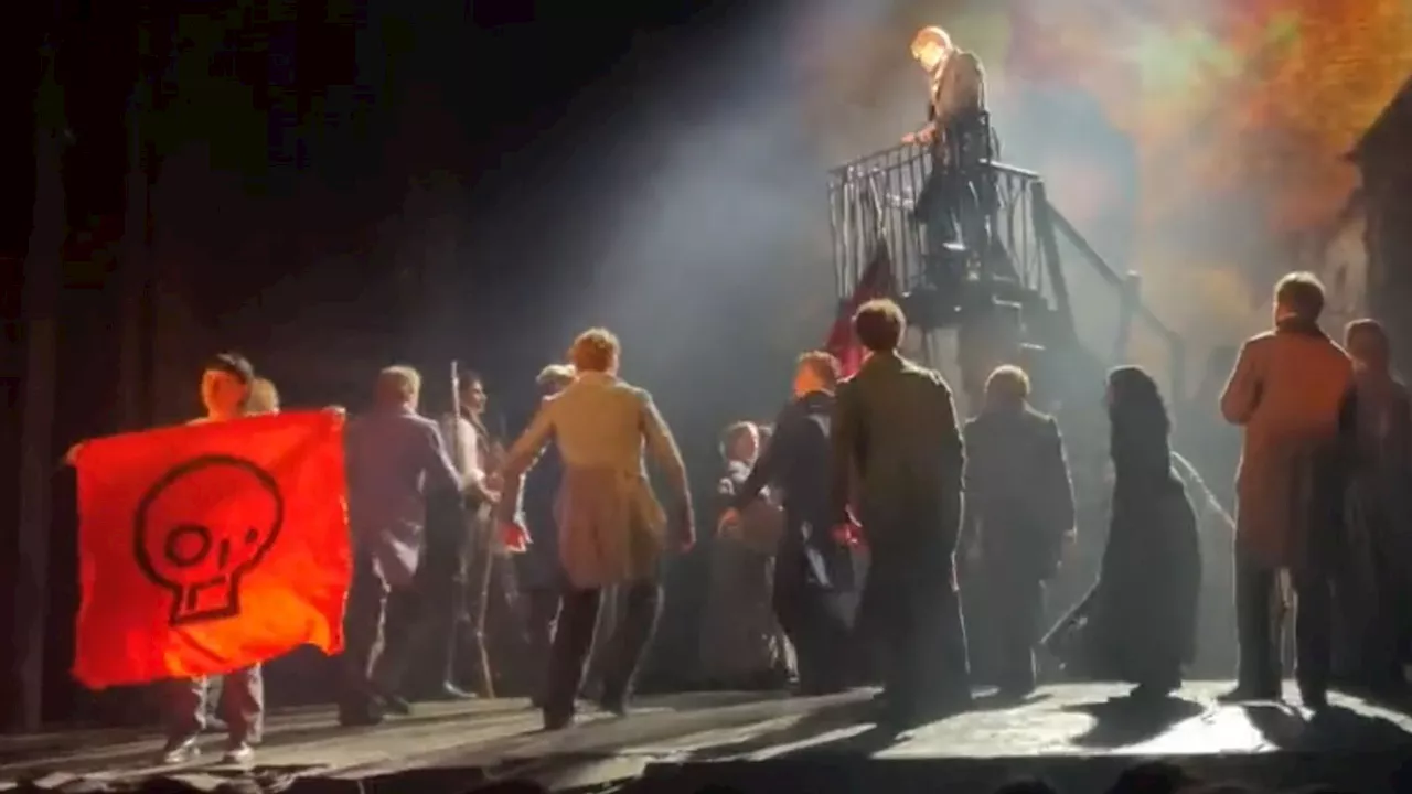 Just Stop Oil halts Les Miserables show as protesters storm stage in London's West End