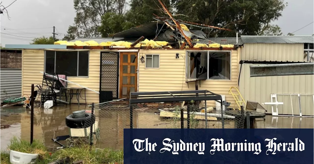 At least 130 flights cancelled, houses damaged as strong winds lash NSW