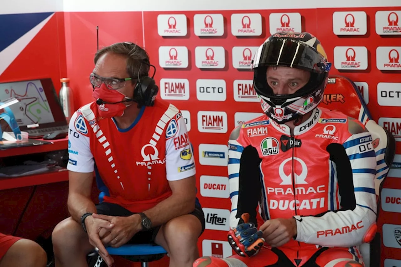 Jack Miller (Ducati/4.): Taube Hand