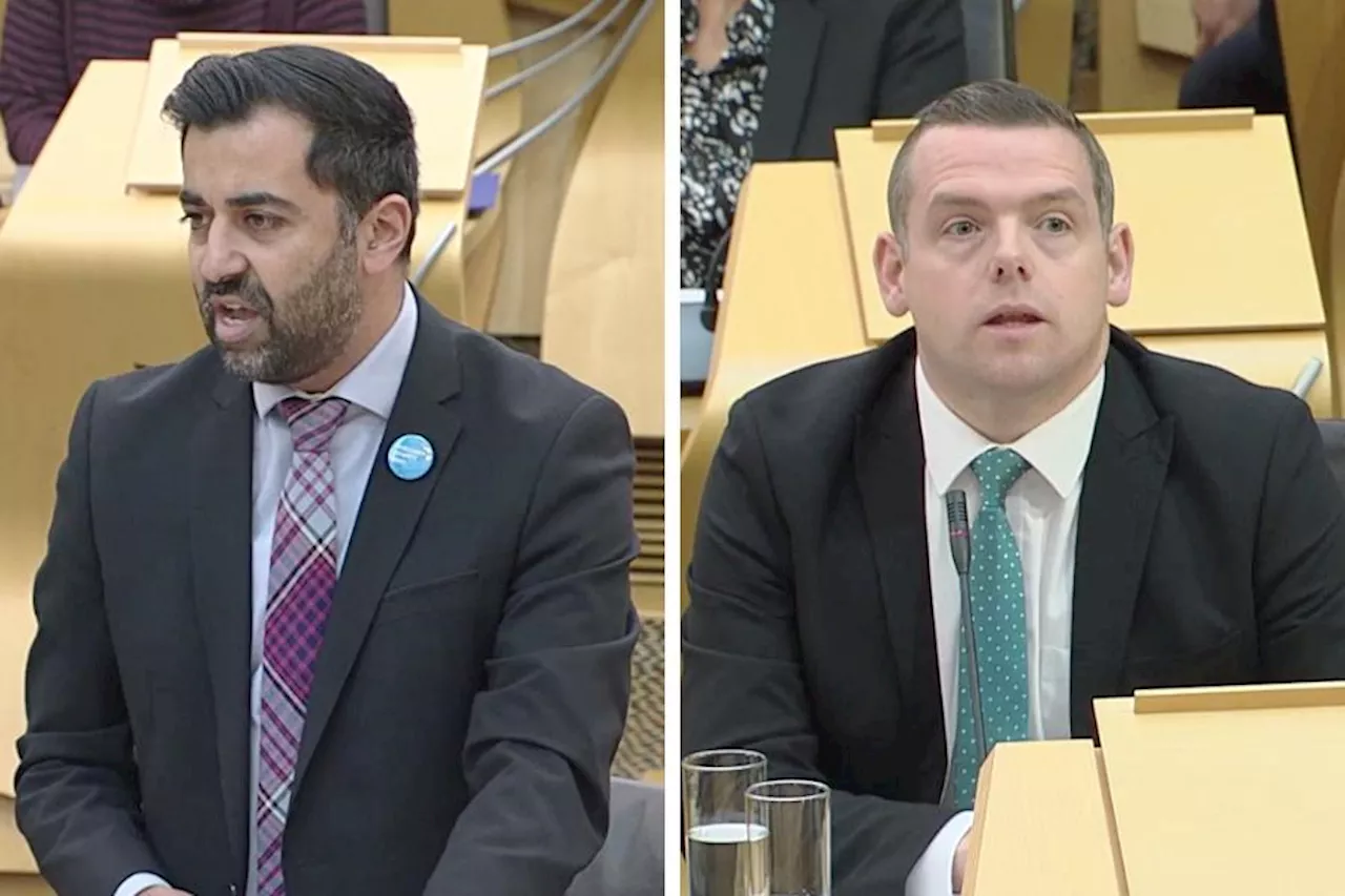 FMQs: Barbed comments keep on coming as FM and Douglas Ross trade blow