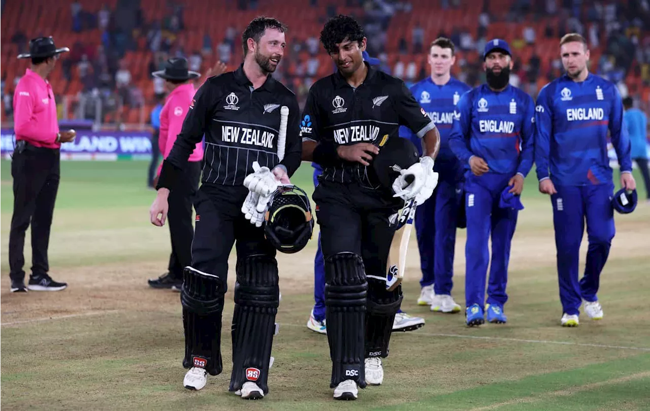 New Zealand crush title holders England in World Cup opener