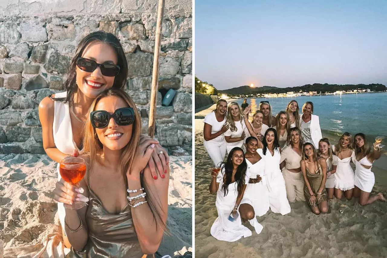 PICS: Inside Springbok Damian de Allende’s fiancée’s French bachelorette party