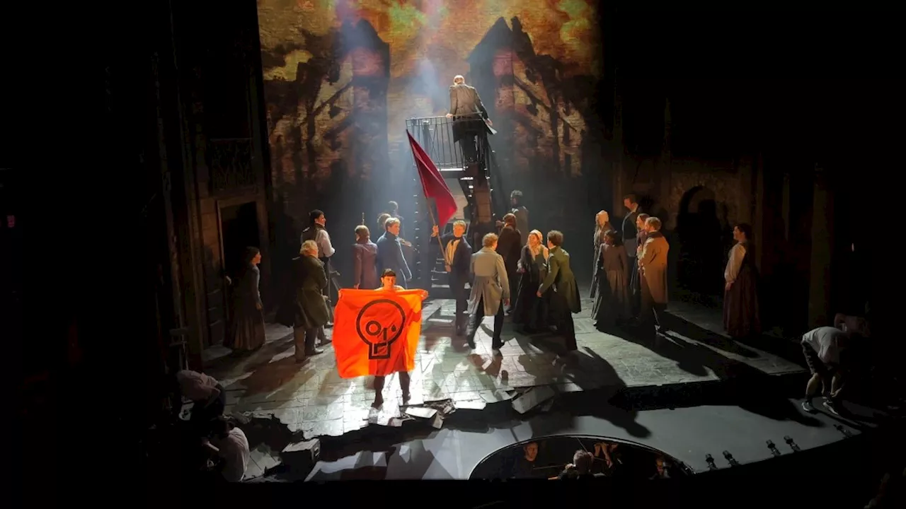 Just Stop Oil activists disrupt Les Miserables performance in London’s West End