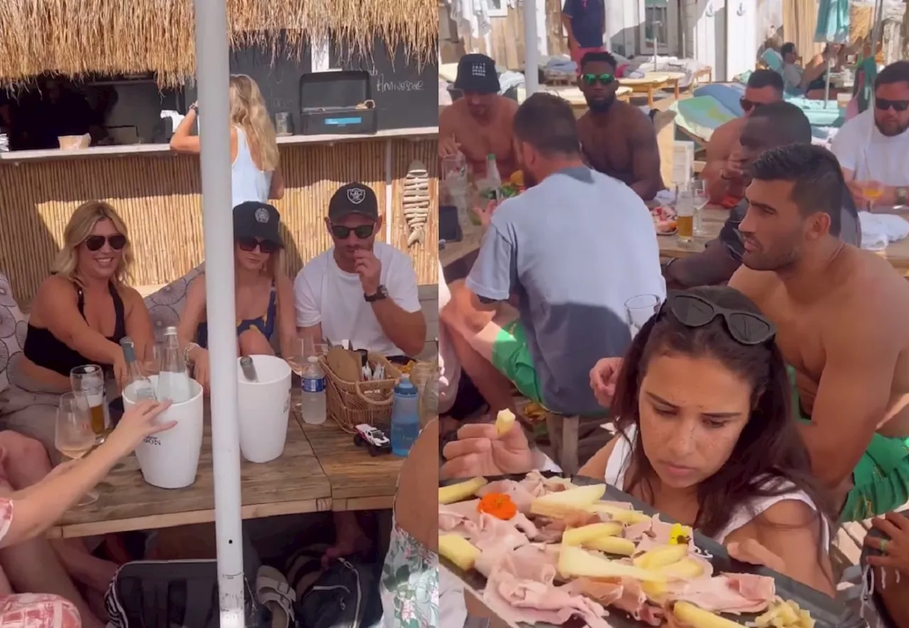 Watch: The Springboks and the Wags bond over lunch in France