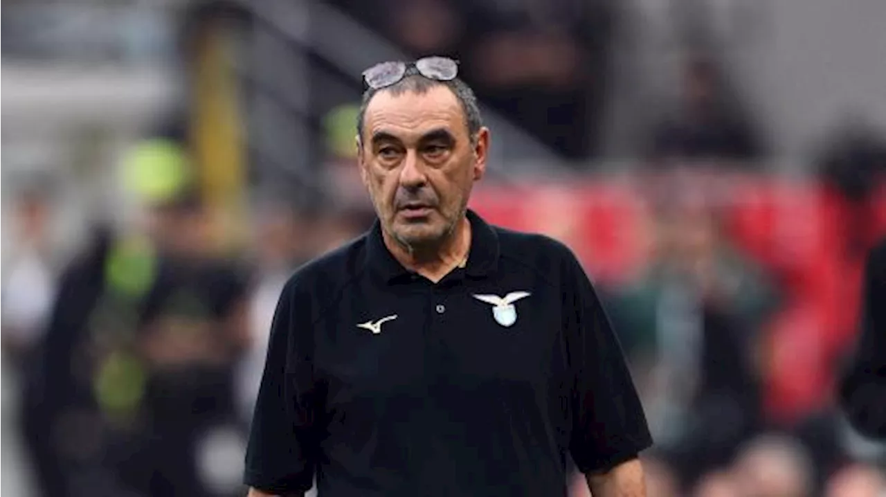 Lazio, Sarri: 'Manca poco per essere competitivi, spero questa vittoria dia coraggio'