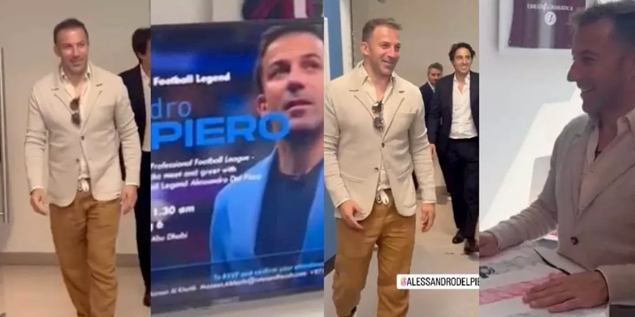 Del Piero e il giallo Al Nassr: Alex ad Abu Dhabi, che c'entra la Serie A