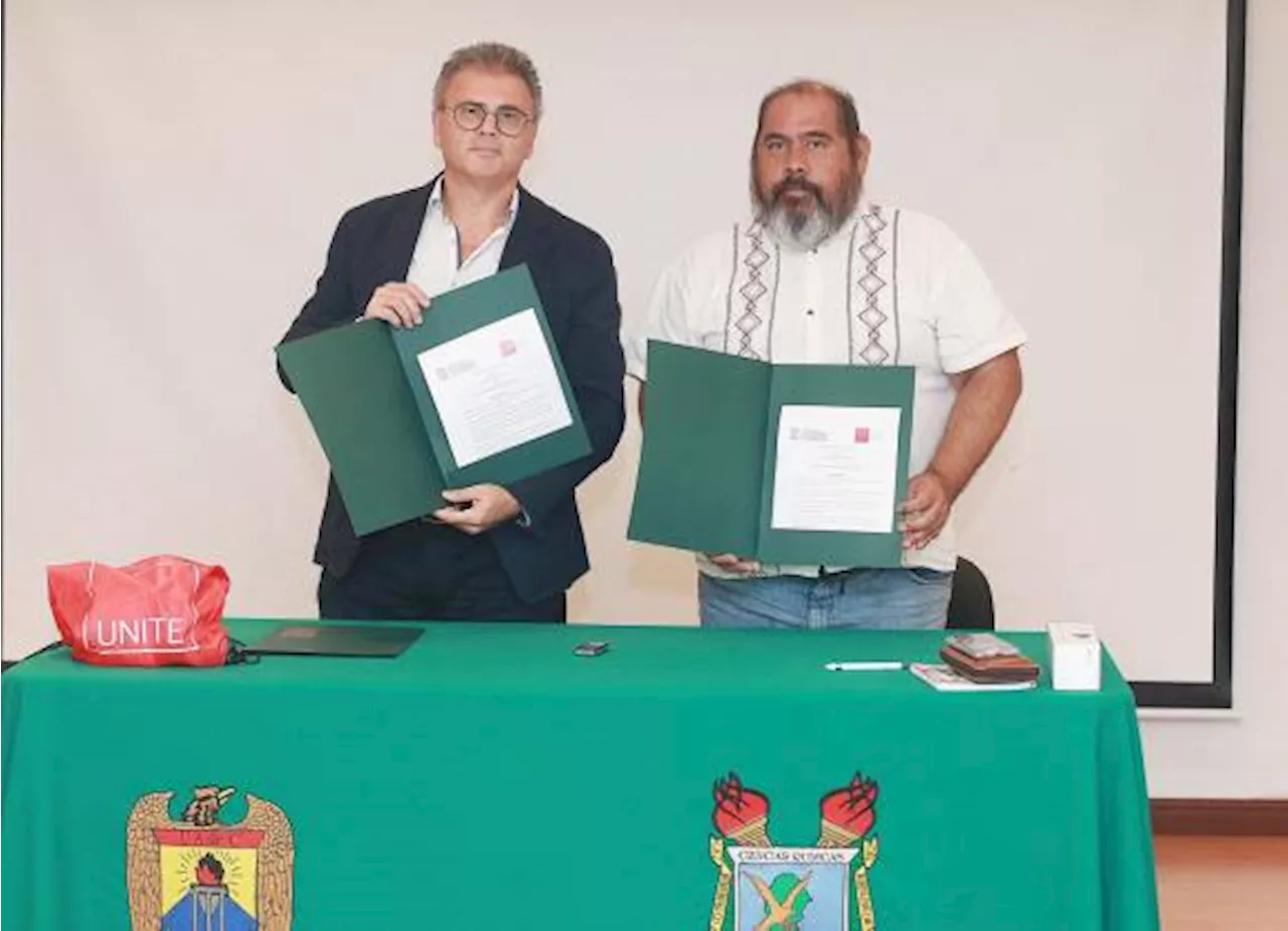 Firma Universidad Autónoma de Coahuila acuerdo de colaboración con universidad italiana