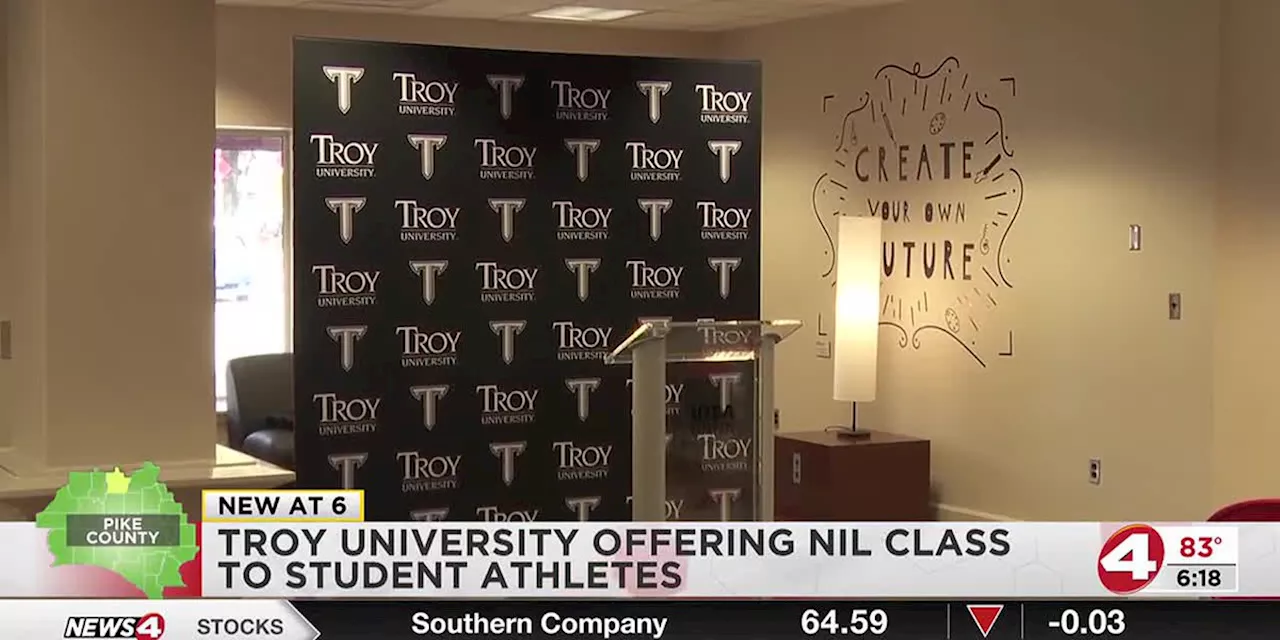 Troy University offering NIL class to student athletes