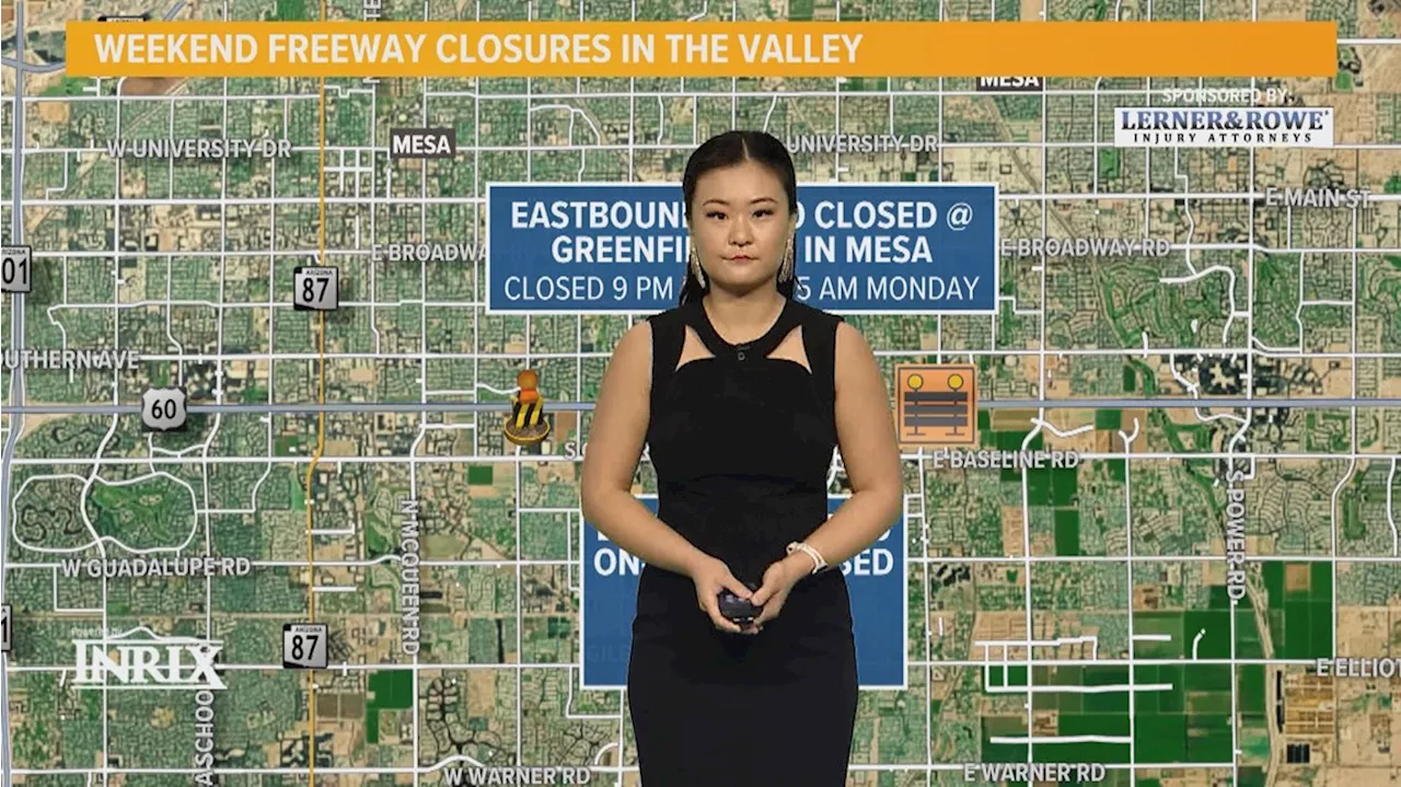 Phoenix weekend traffic: Closures and detours for Oct. 6 - Oct. 9