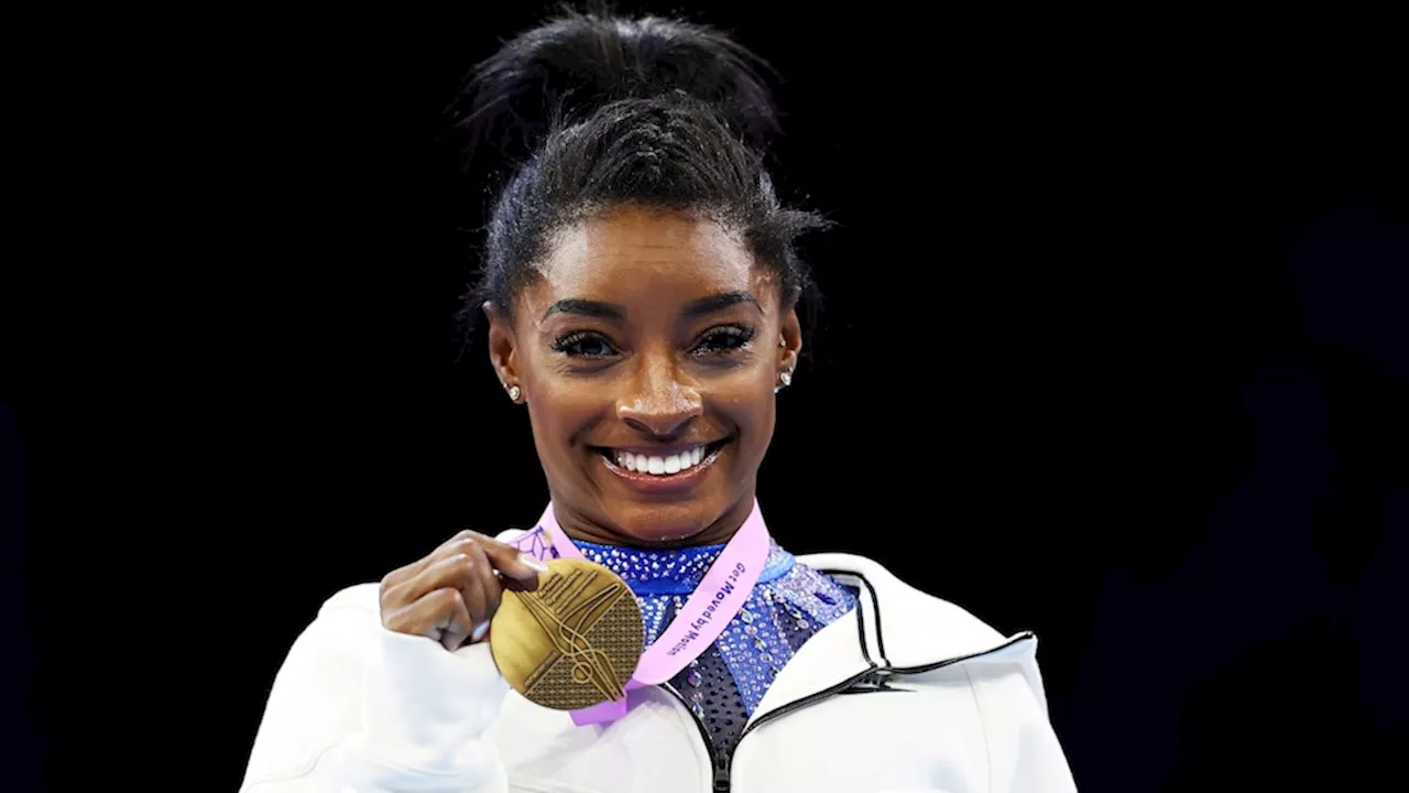 Simone Biles wins 6th Worlds title, becomes most decorated gymnast in history