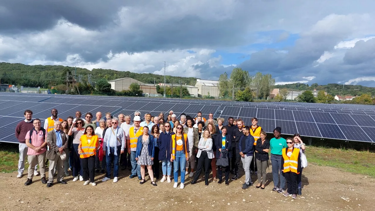 Essonne : une grande centrale solaire publique et citoyenne installée sur une friche | Actu Essonne