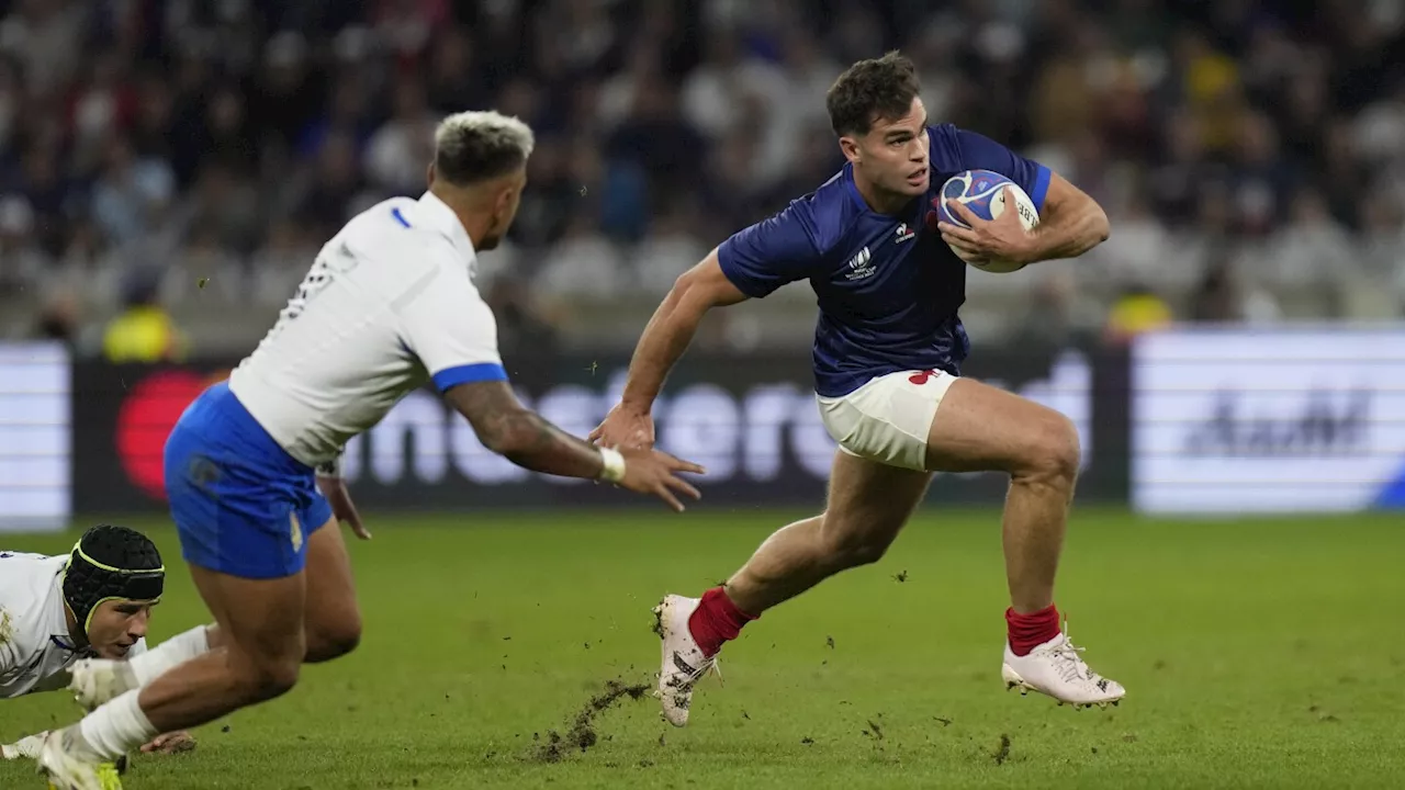 France routs Italy 60-7 to reach Rugby World Cup quarterfinals in style