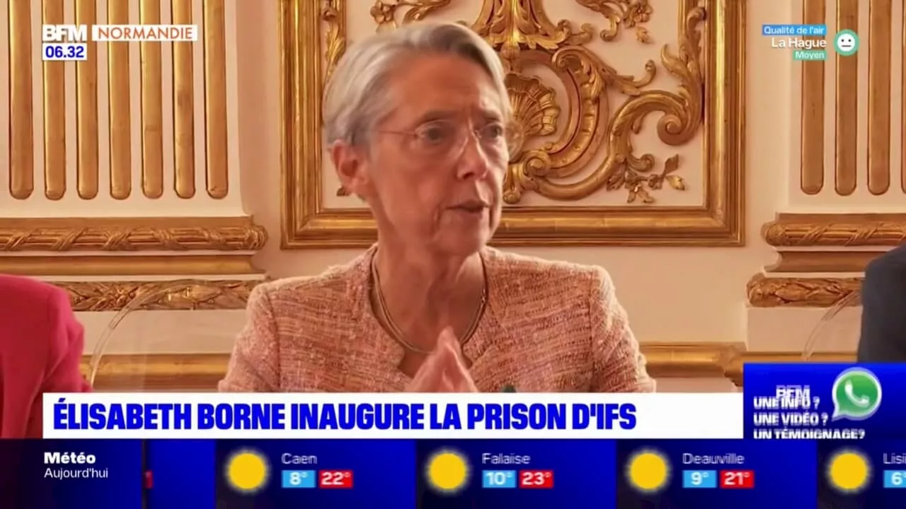 Caen: Elisabeth Borne et Eric Dupond-Moretti inaugurent la prison d'Ifs