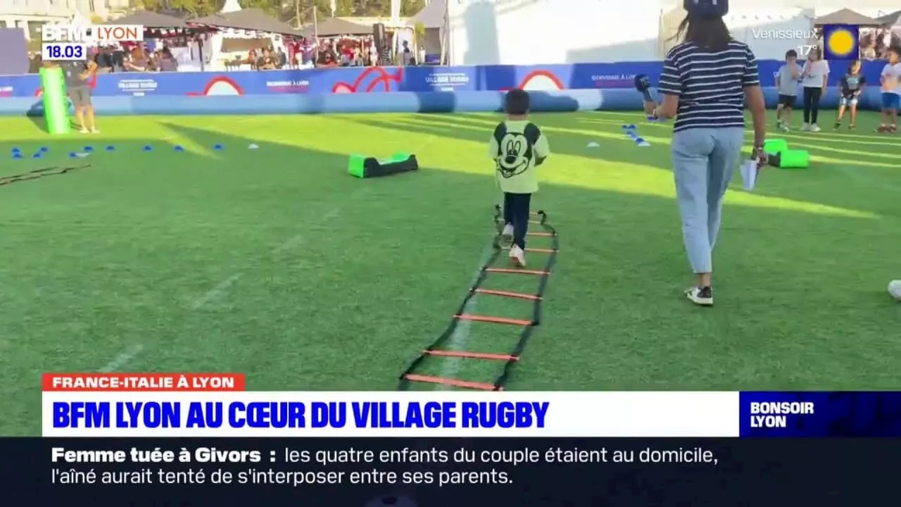 France-Italie au Groupama Stadium: des activités pour les enfants au village rugby