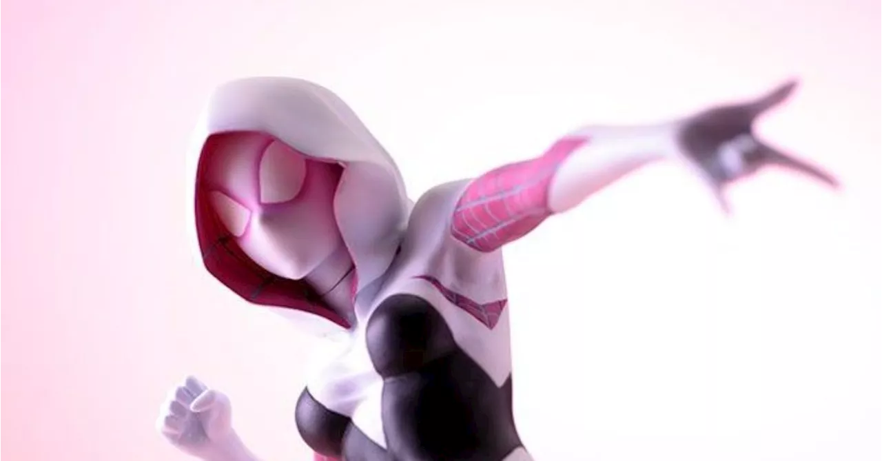 Kotobukiya Debuts New Spider-Gwen Renewel Package Bishoujo Statue\u00a0