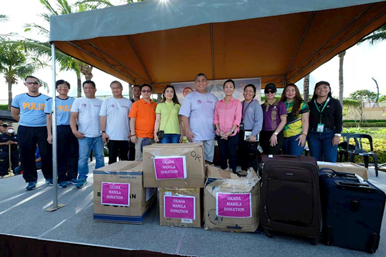 Okada Manila demonstrates Bayanihan spirit with coastal cleanup, donation drive