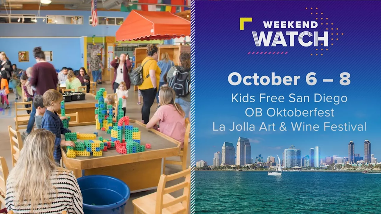 Weekend Watch October 6 - 8 | Things to do in San Diego