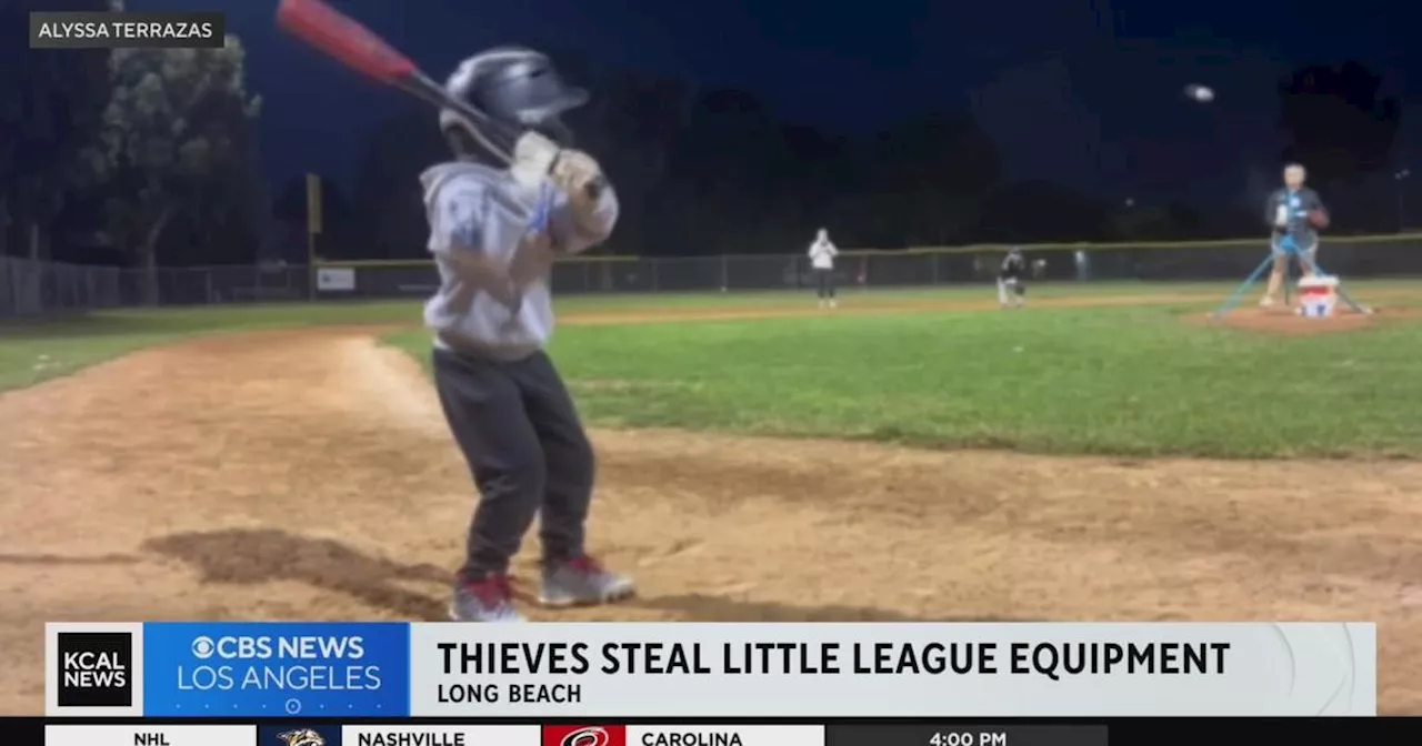 Thieves steal thousands of dollars worth of children\u0027s baseball equipment in Long Beach