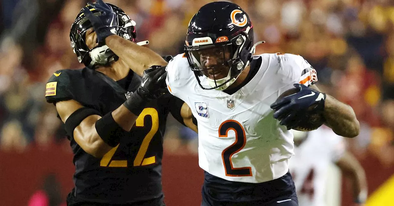 ‘The stars aligned’: DJ Moore explodes for 3 touchdowns as the Chicago Bears — at long last — end their lengthy losing streak