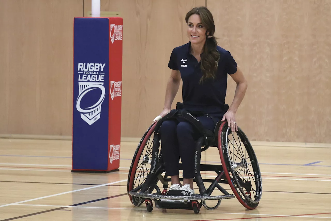 Letizia d’Espagne avec Emmanuel Macron, Kate Middleton en fauteuil roulant, Stéphanie de Monaco… La semaine royale en images