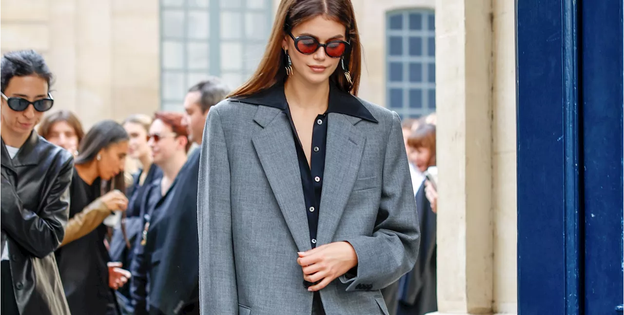 Tutti i segreti di Kaia Gerber per indossare il blazer