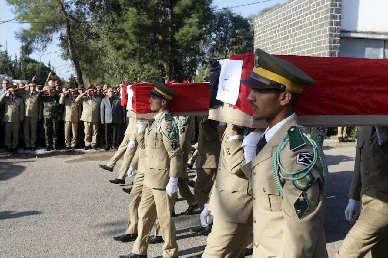 Syria mourns victims of drone attack on military academy