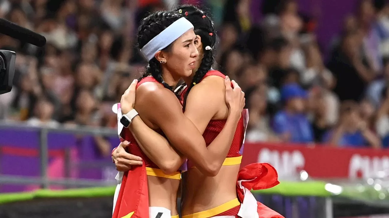 Why China censored photo of two athletes hugging