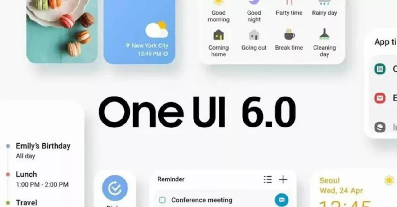 Samsung One UI 6.0 officially announced with new features and new typeface