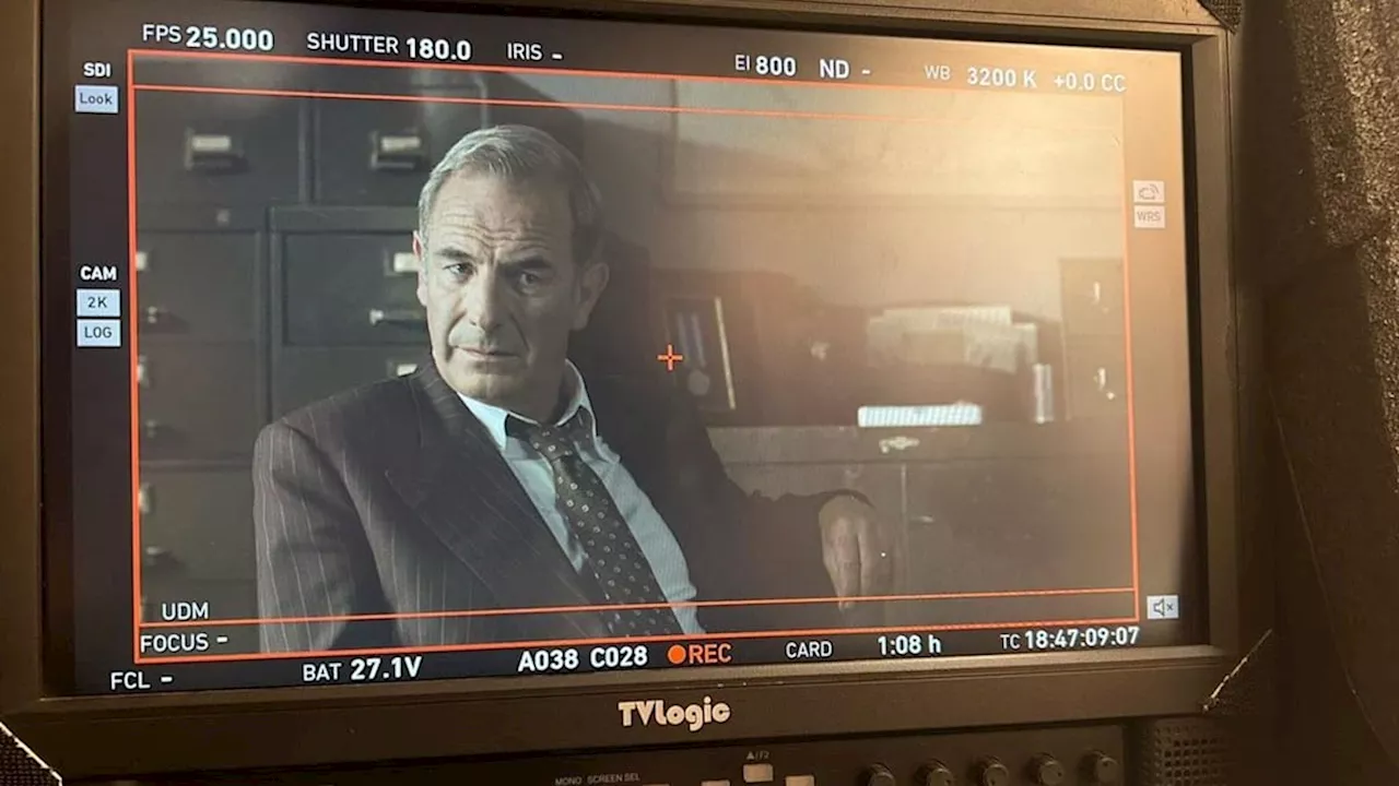 Robson Green returns to Grantchester set after wrapping Tom Brittney's final scenes