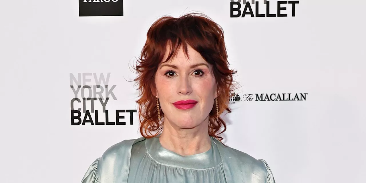 Molly Ringwald Paired Her Shag Haircut With a Vintage Dress From the 1930s