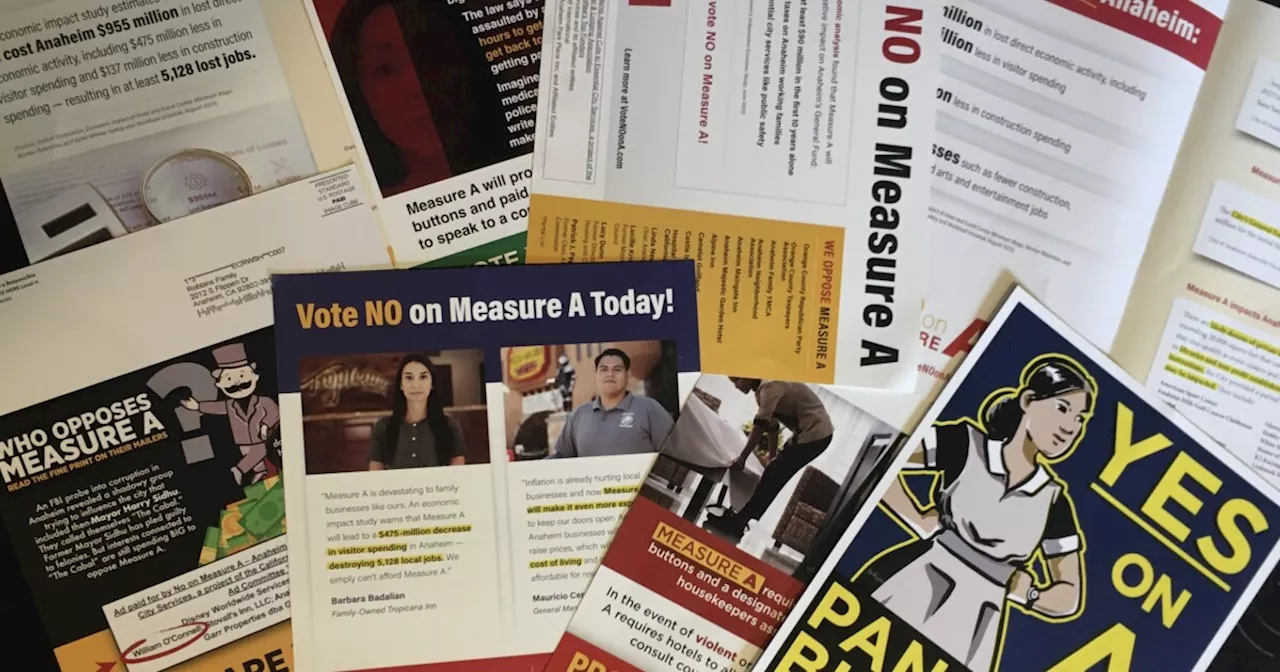 Voters Rejecting Anaheim's Measure A So Far