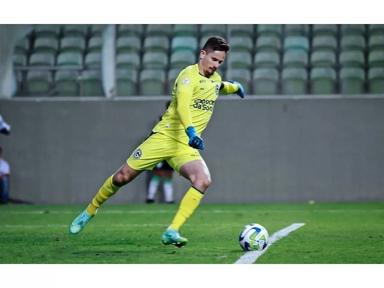 Goleiro Tadeu, do Goiás, entra para a seleção do Brasileirão pelo segundo mês seguido - Lance!