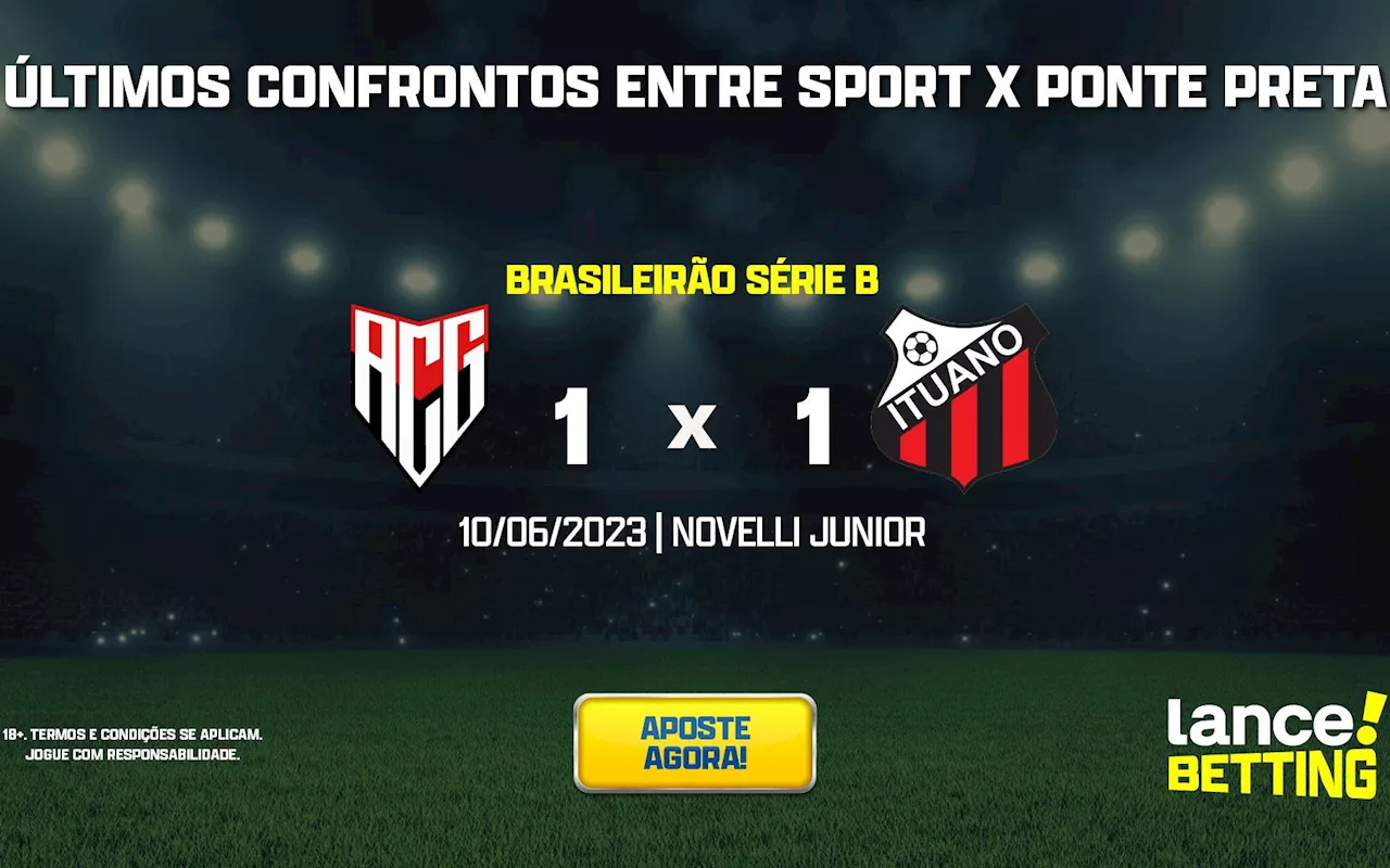 Série B: como foram os últimos jogos entre Atlético-GO e Ituano?