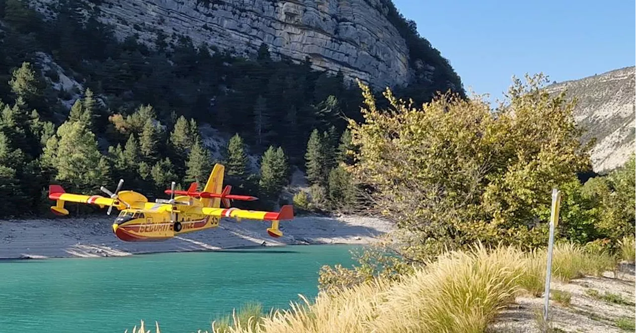 70 hectares en feu sur la commune de la Rochette dans les Alpes-de-Haute-Provence