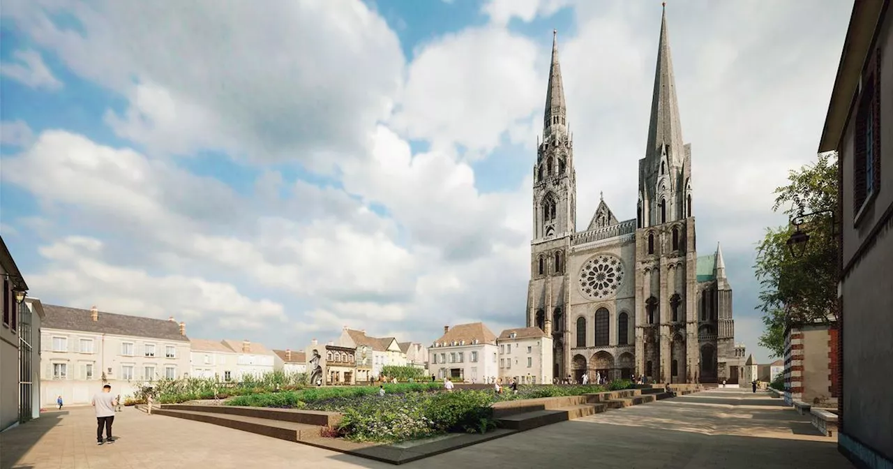 Chartres: le projet d\u2019esplanade de la cath\u00e9drale largement amend\u00e9