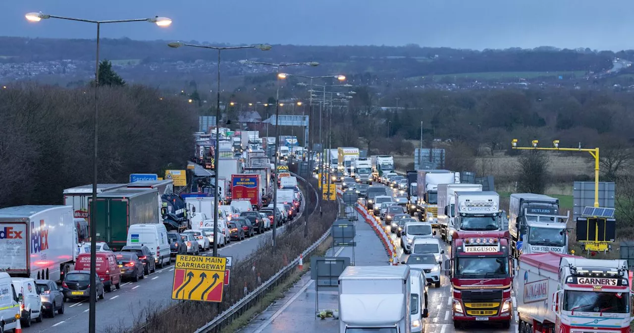 Live M6 updates with all the latest traffic news on Friday, October 4