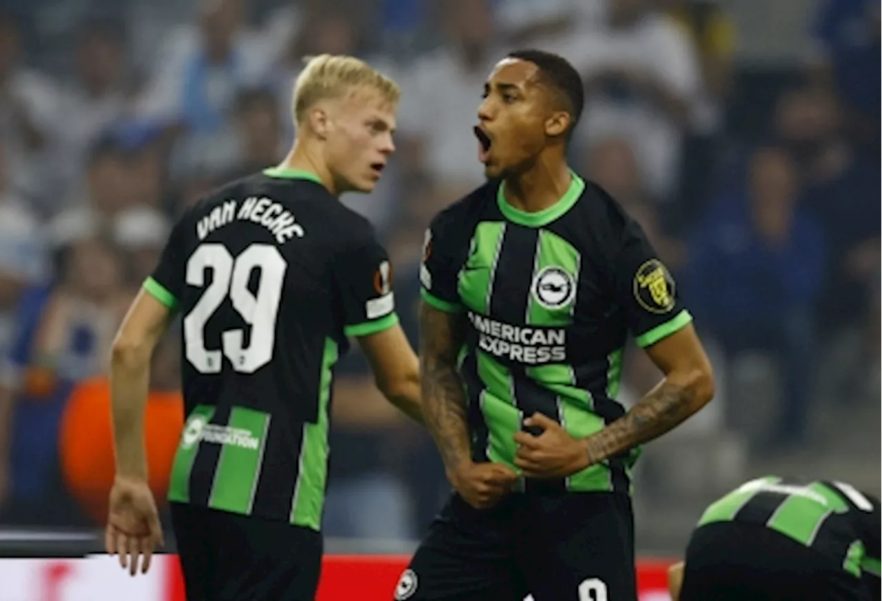 Brighton stage late comeback to draw with Marseille in Europa League