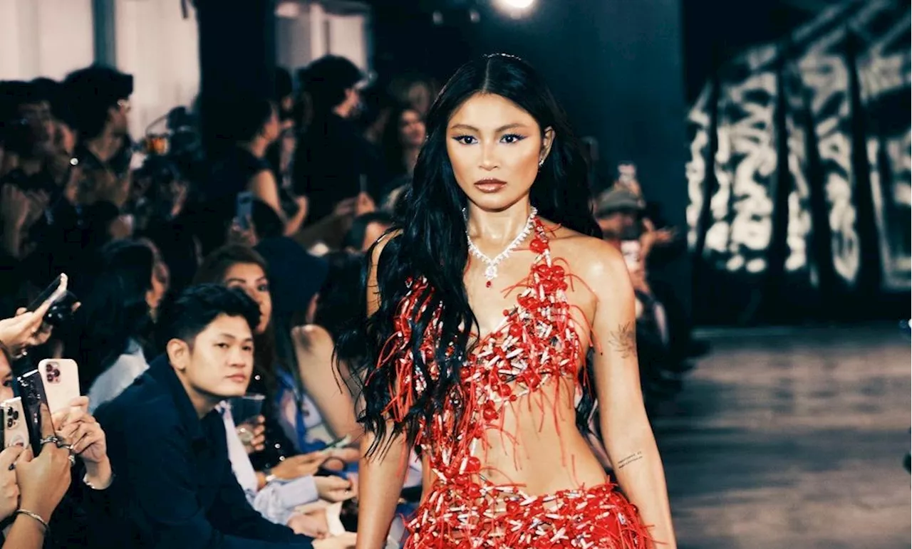 Nadine Lustre is a goddess in red as she closes Rafa Worldwide’s runway show