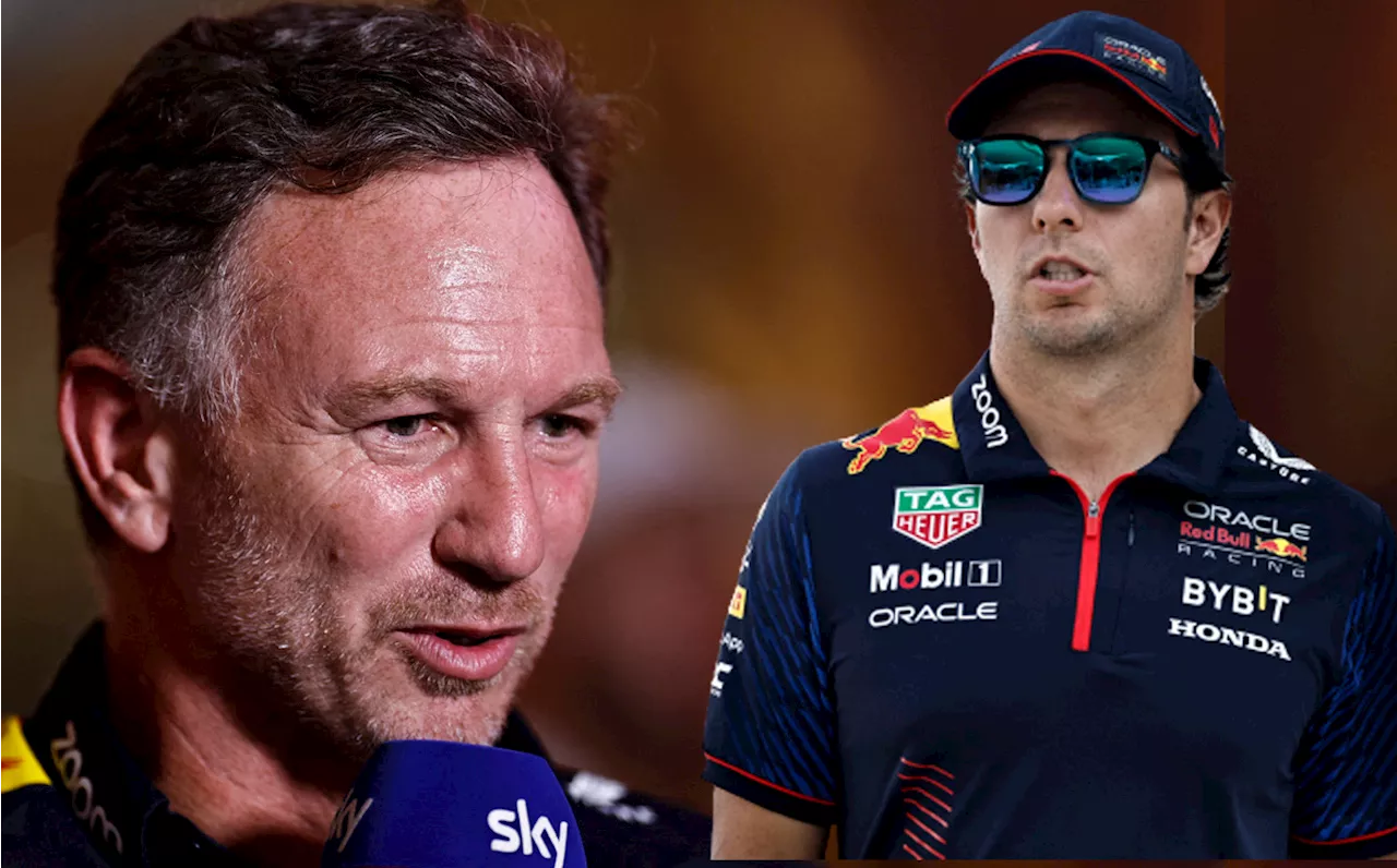 'Gracias a Dios tenemos a Verstappen': Horner, inquieto por rendimiento de Checo Pérez