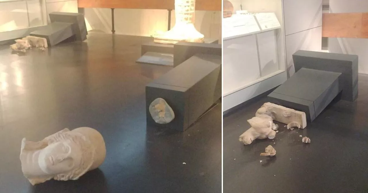 American tourist 'smashed Roman statues that offended his religious sensibilities'