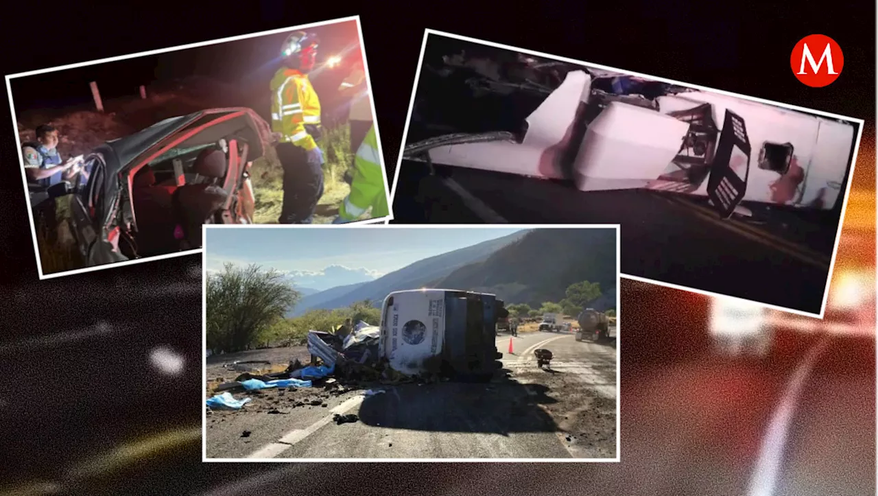 Accidentes en la Cuacnopalan dejan al menos 38 muertos en menos de 2 meses