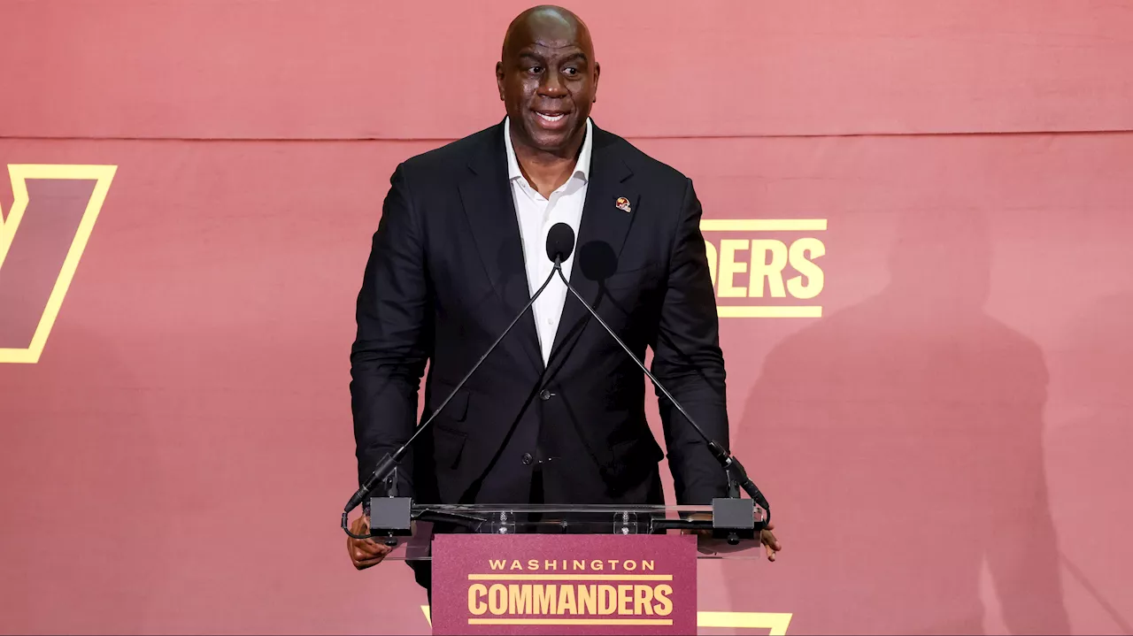 Part-owner Magic Johnson rips Commanders after loss to Bears