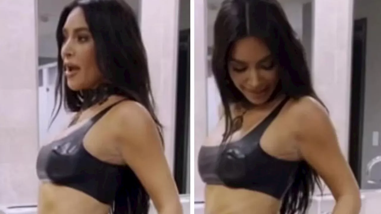 Kim K’s shock wardrobe fail: ‘Whole butt out’