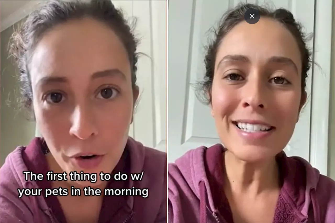 Woman Shares the One Thing Pet Owners Should Do 'First Thing' Each Morning