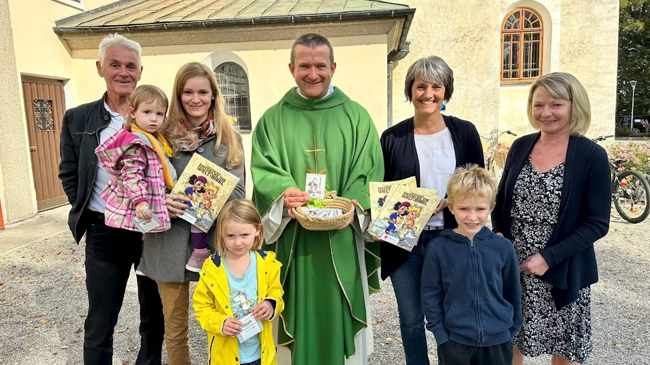 Wieselburg: Neues Stickeralbum für kleine Kirchgänger