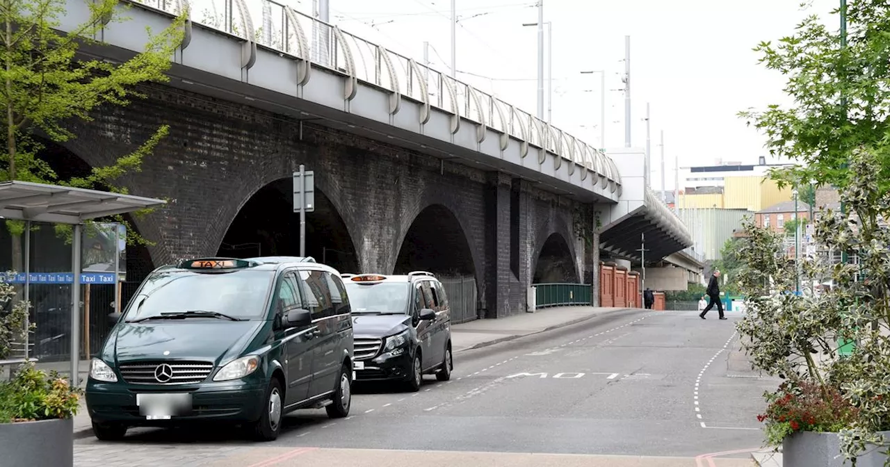 Pair allegedly steal taxi before crashing it into another cab