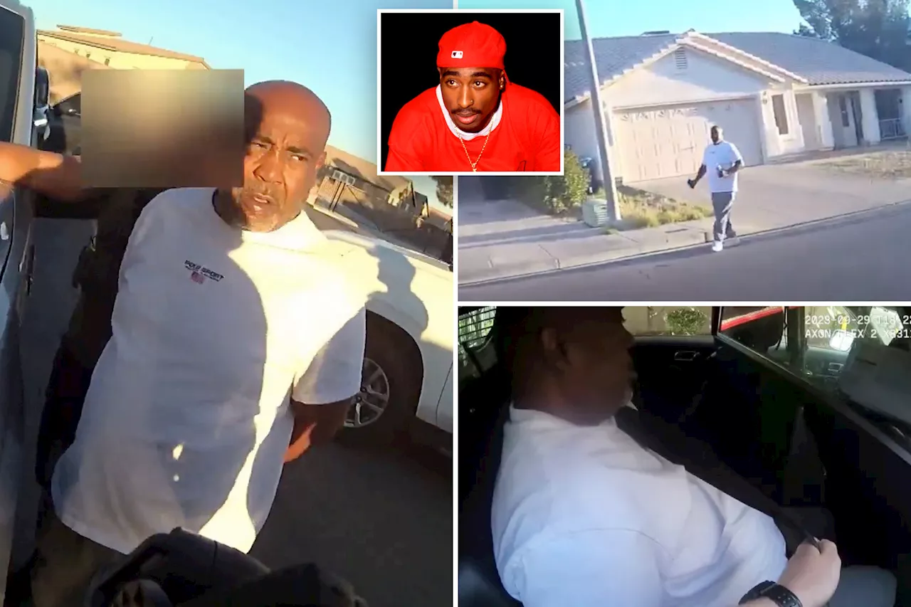 Tupac murder suspect boasts he was arrested in 'biggest case in Las Vegas history,' bodycam shows