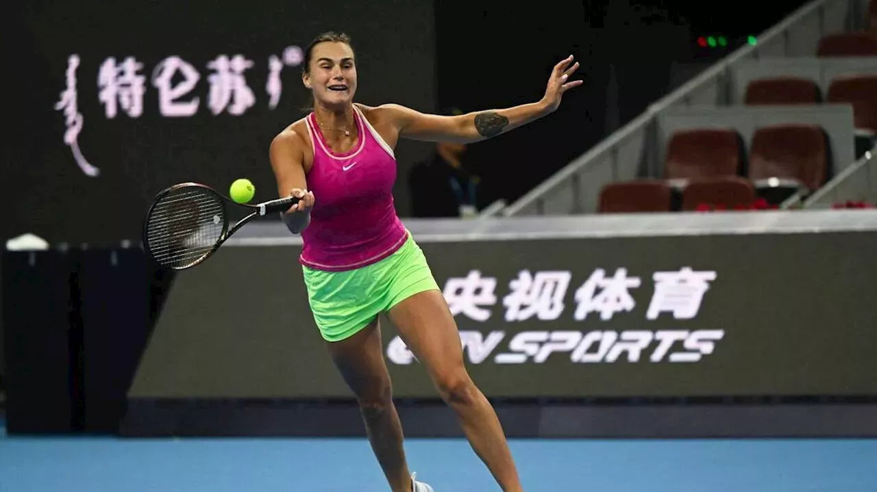 Tennis. WTA Pékin Aryna Sabalenka éliminée en quarts de finale par