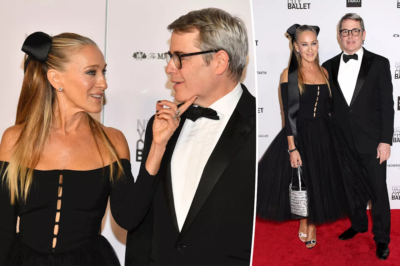 Sarah Jessica Parker hits red carpet with Matthew Broderick at New York City Ballet's Fall Gala